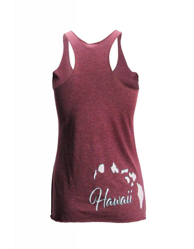 Big Wave Dave BWD Aloha Pineapples  Racer Tank