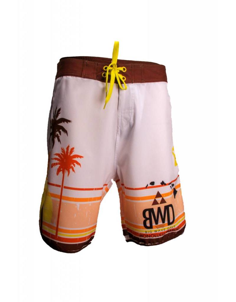 Big Boys Wes & Willy Royal Florida Gators Palm Tree Swim Shorts