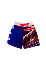 Big Wave Dave BWD Hawaiian Flag Toddler Boardshorts Red,White, Blue