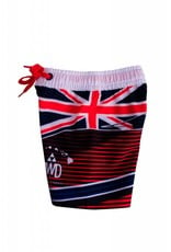 Big Wave Dave BWD Hawaiian Flag Toddler Boardshorts Red,White, Blue