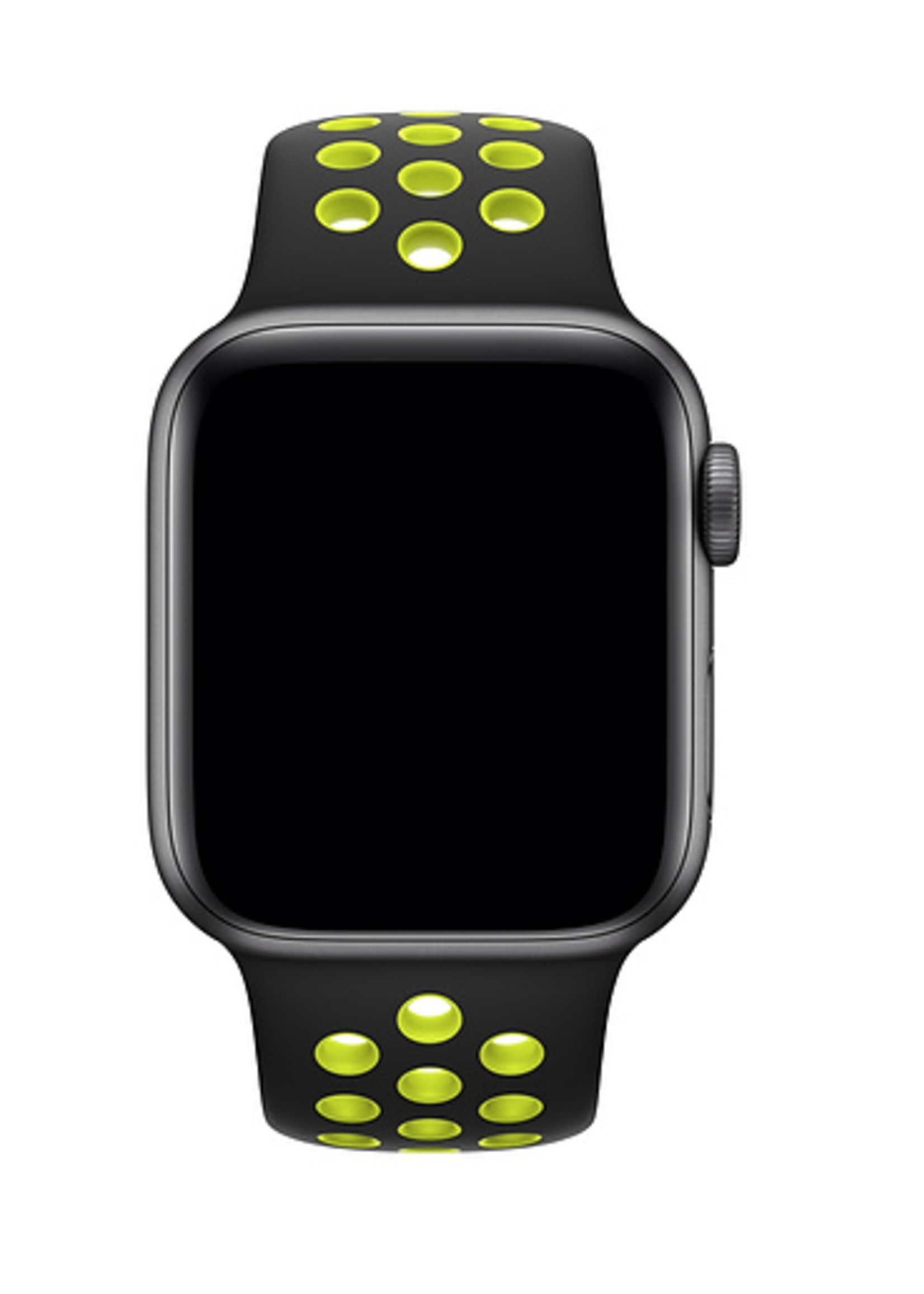 nike sport band black volt