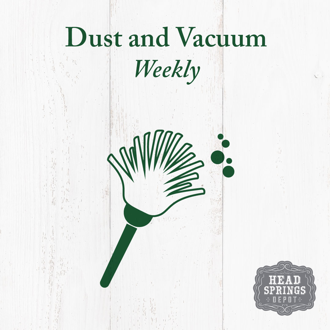 Dust and Vacuum Furniture  