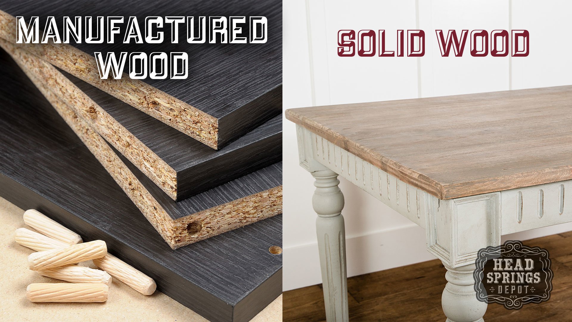 Real Wood vs. Manmade Wood