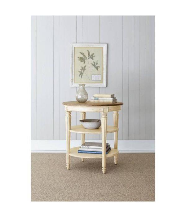Stanley European Cottage Round End Table Head Springs Depot Inc