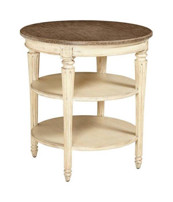 Stanley European Cottage Round End Table Head Springs Depot Inc