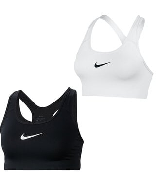 Nike Pro Classic Sports Bra (White-Black), Nike