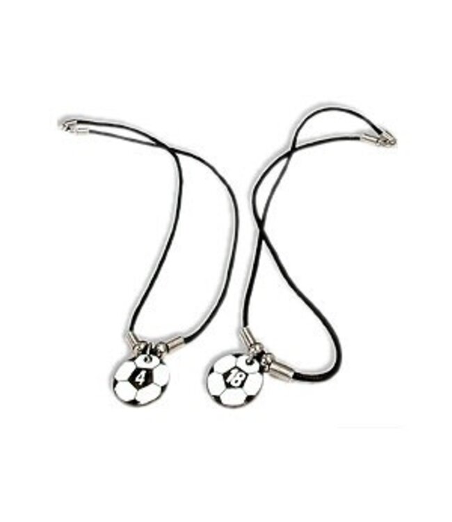 Soccer Ball Number Necklace