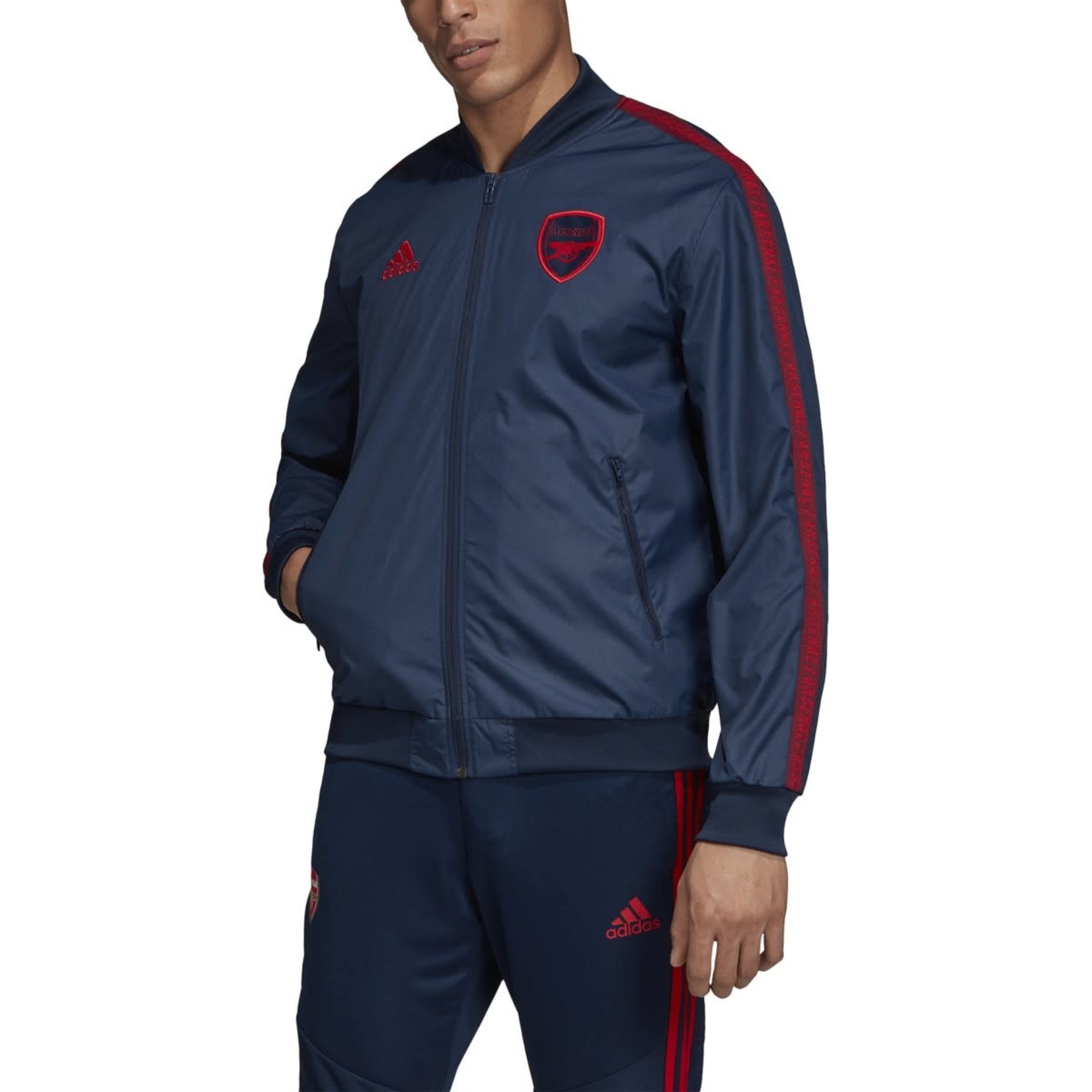 adidas men's arsenal soccer track jacket