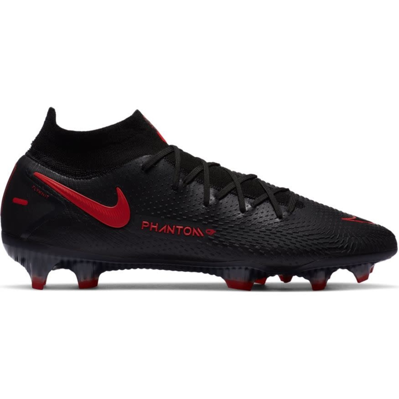 nike cleats black and red