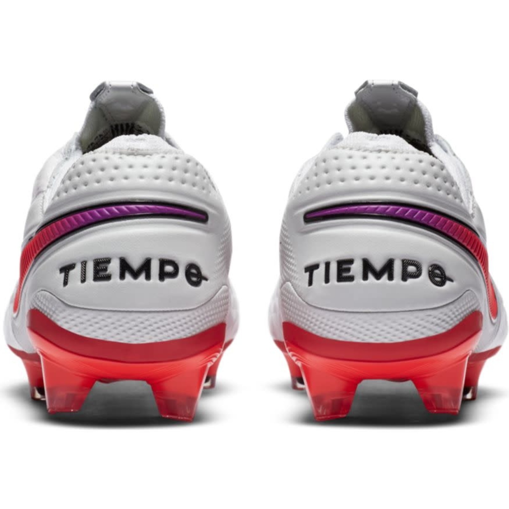 nike tiempo pink and white