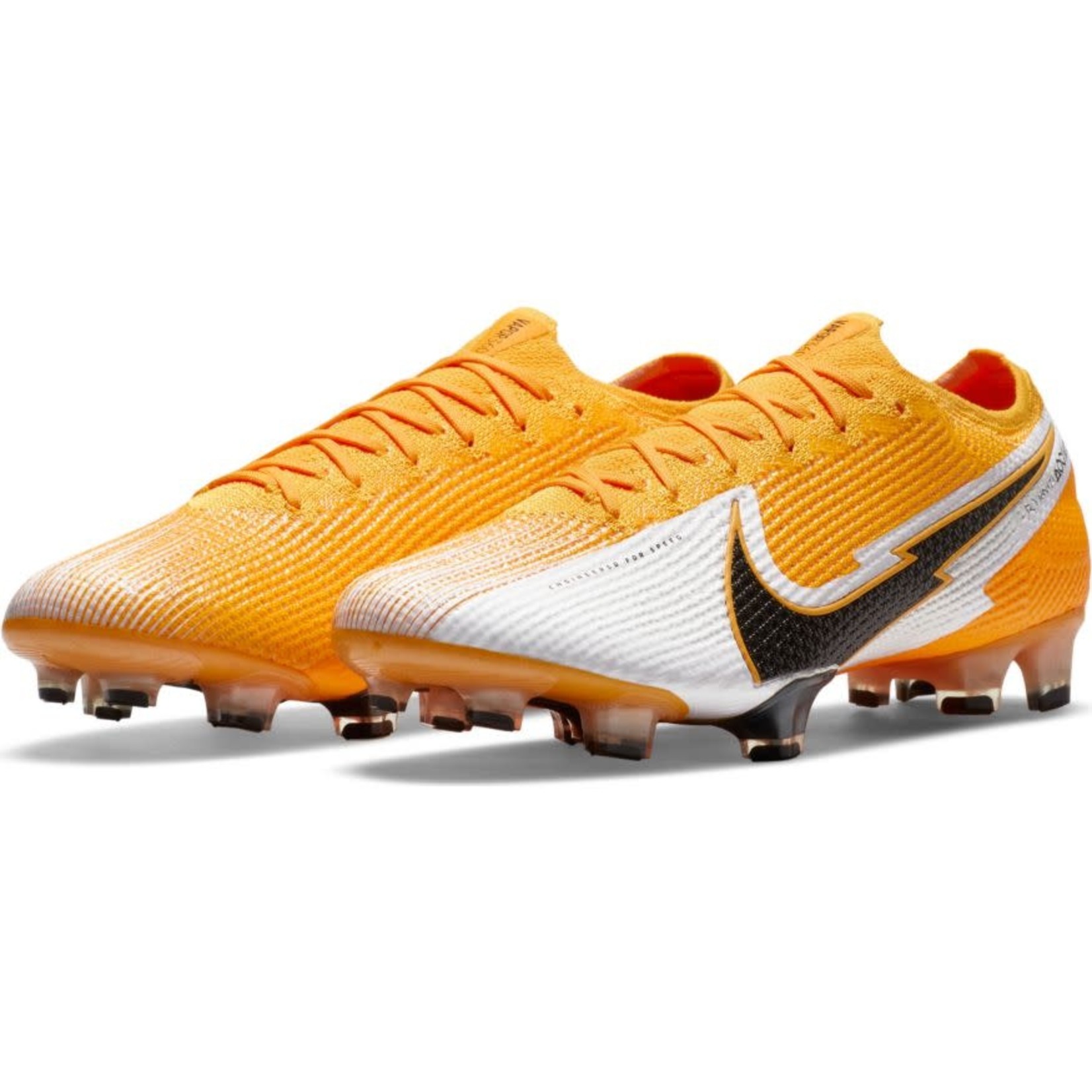 nike superfly orange and white