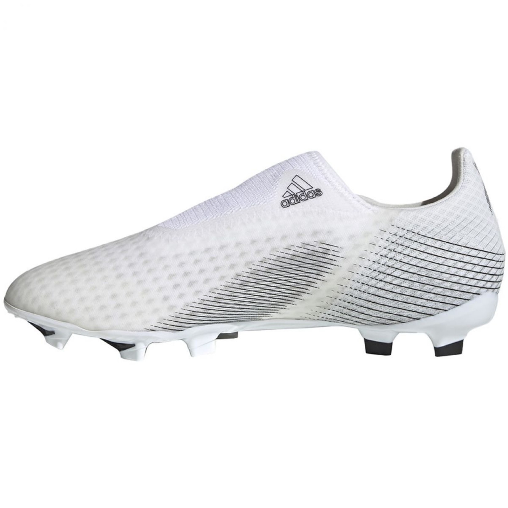ADIDAS X GHOSTED.3 LACELESS FG (WHITE/BLACK)