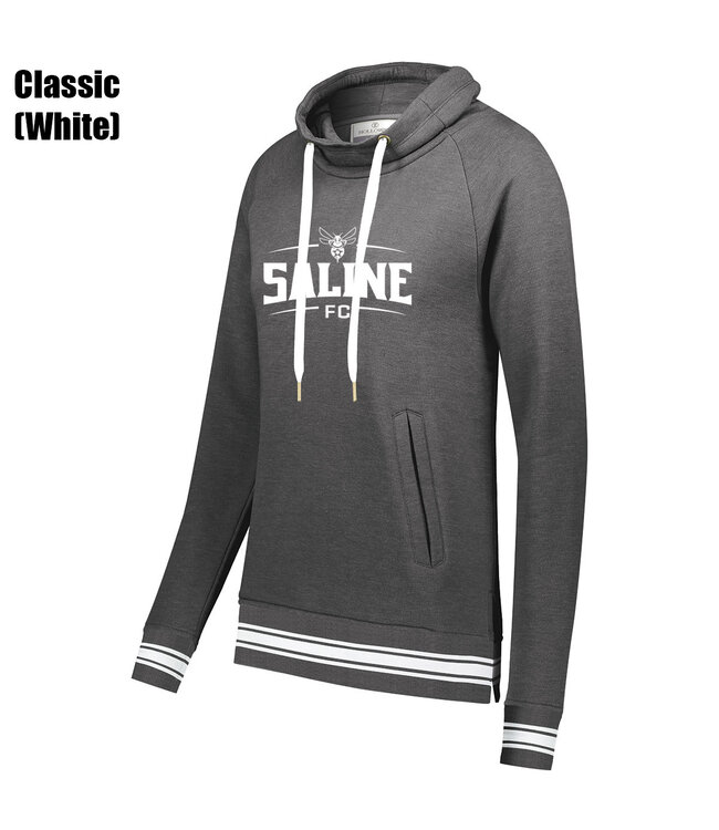 Holloway Saline Ivy League Funnel Neck Sweatshirt Women (Gray)