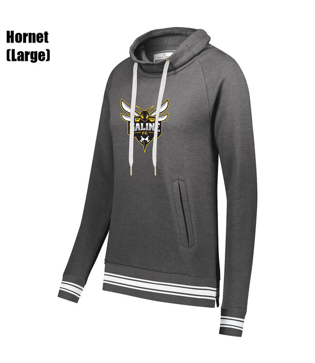 Holloway Saline Ivy League Funnel Neck Sweatshirt Women (Gray)