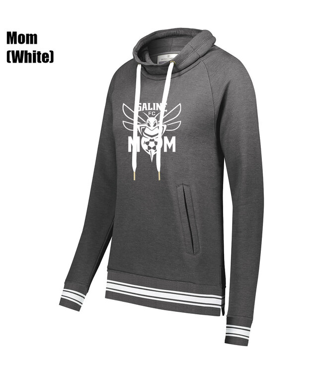 Holloway Saline Ivy League Funnel Neck Sweatshirt Women (Gray)