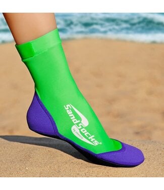 SAND SOCKS (LIME)