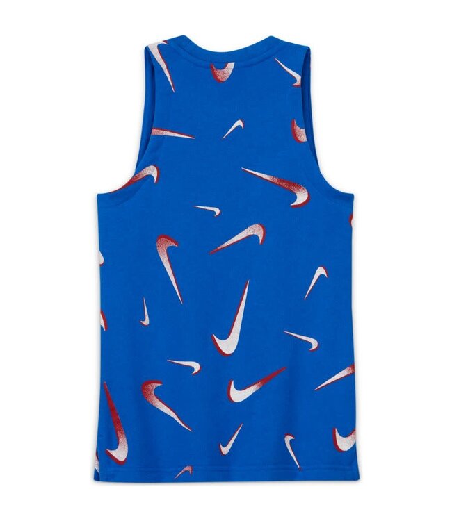 Nike Sportswear French Terry Printed Tank Girls (Blue)