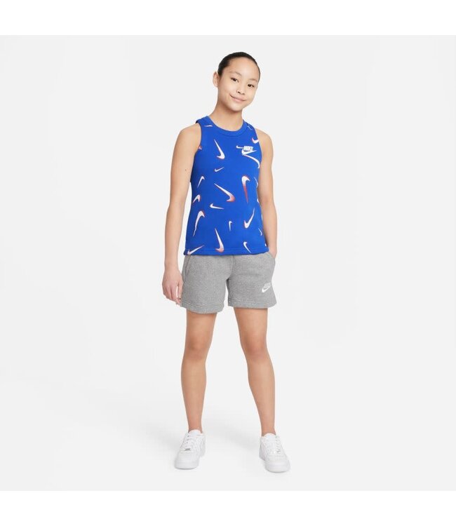 Nike Sportswear French Terry Printed Tank Girls (Blue)