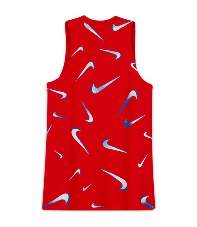 Nike Sportswear French Terry Printed Tank Girls (Red)