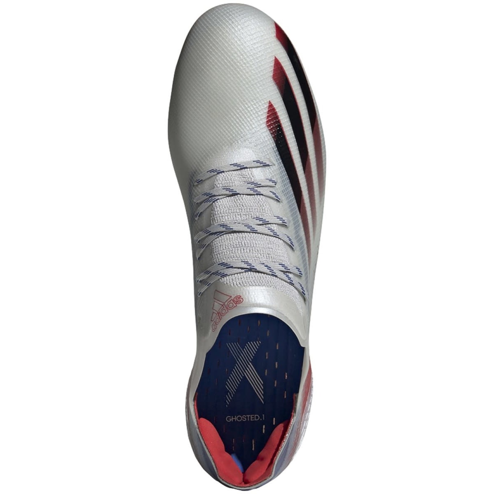 ADIDAS X GHOSTED.1 FG (SILVER/RED/BLUE)