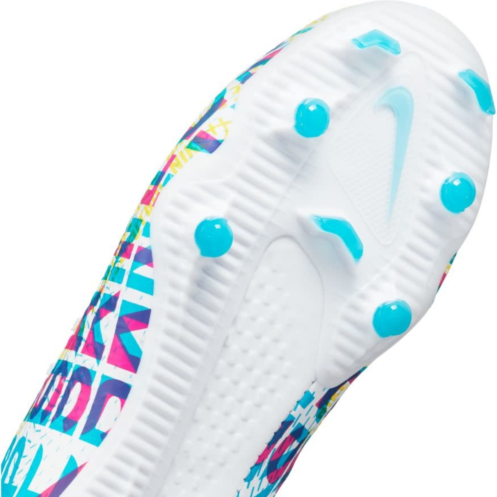 Nike Junior Phantom GT Academy 3D IC-Chlorine Blue/Pink Blast/Opti Yellow |  Soccer Village