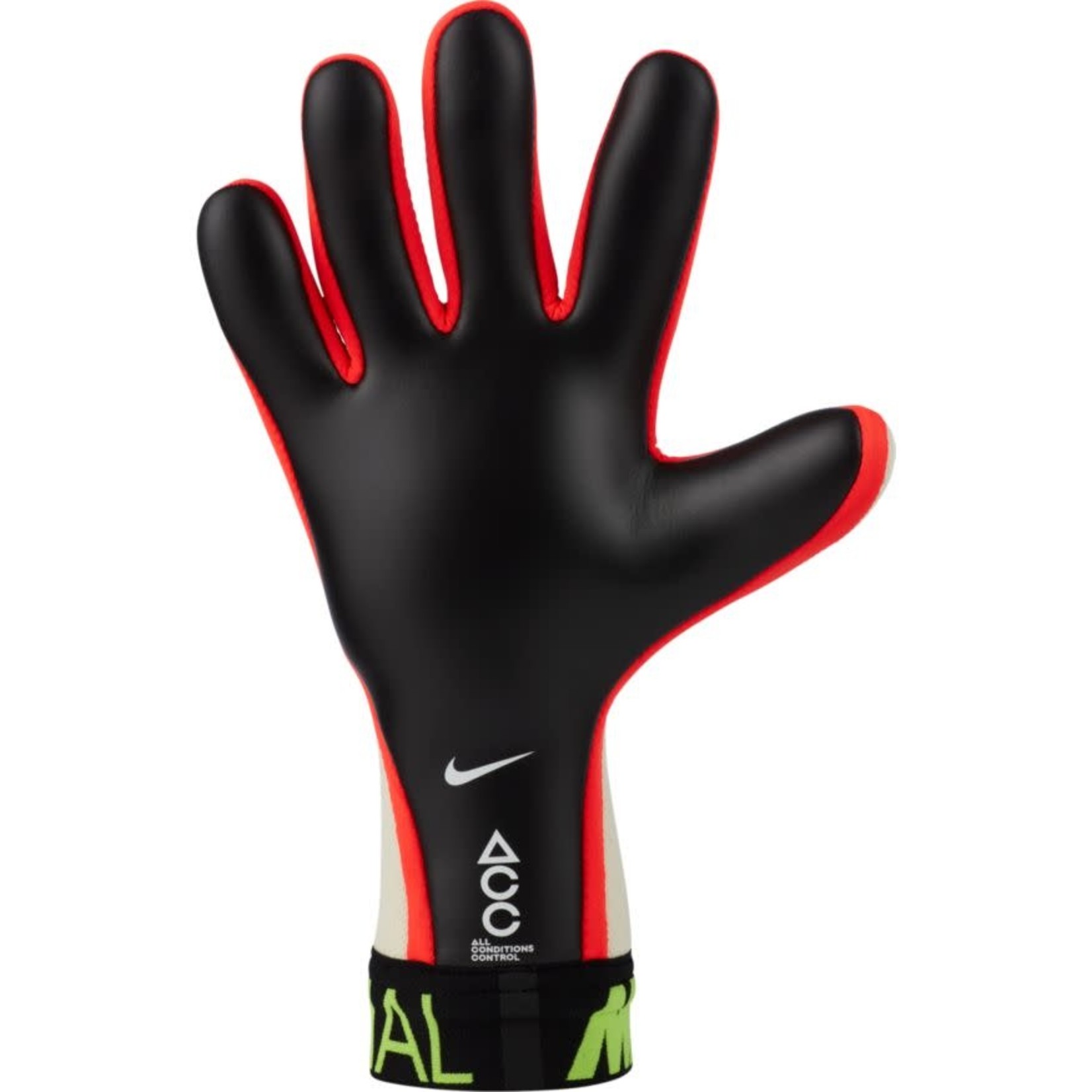 Nike Mercurial Touch Elite Goalkeeper Gloves - White/Volt - 7