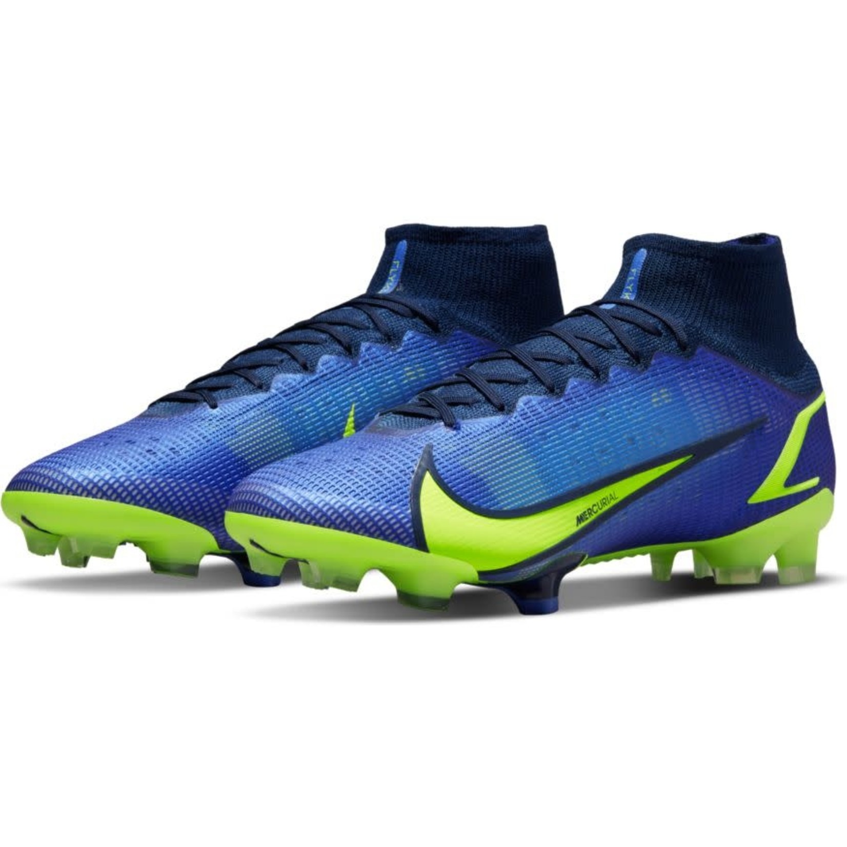 Nike Men's Mercurial Superfly 8 Elite FG - Black/Blue – Azteca Soccer