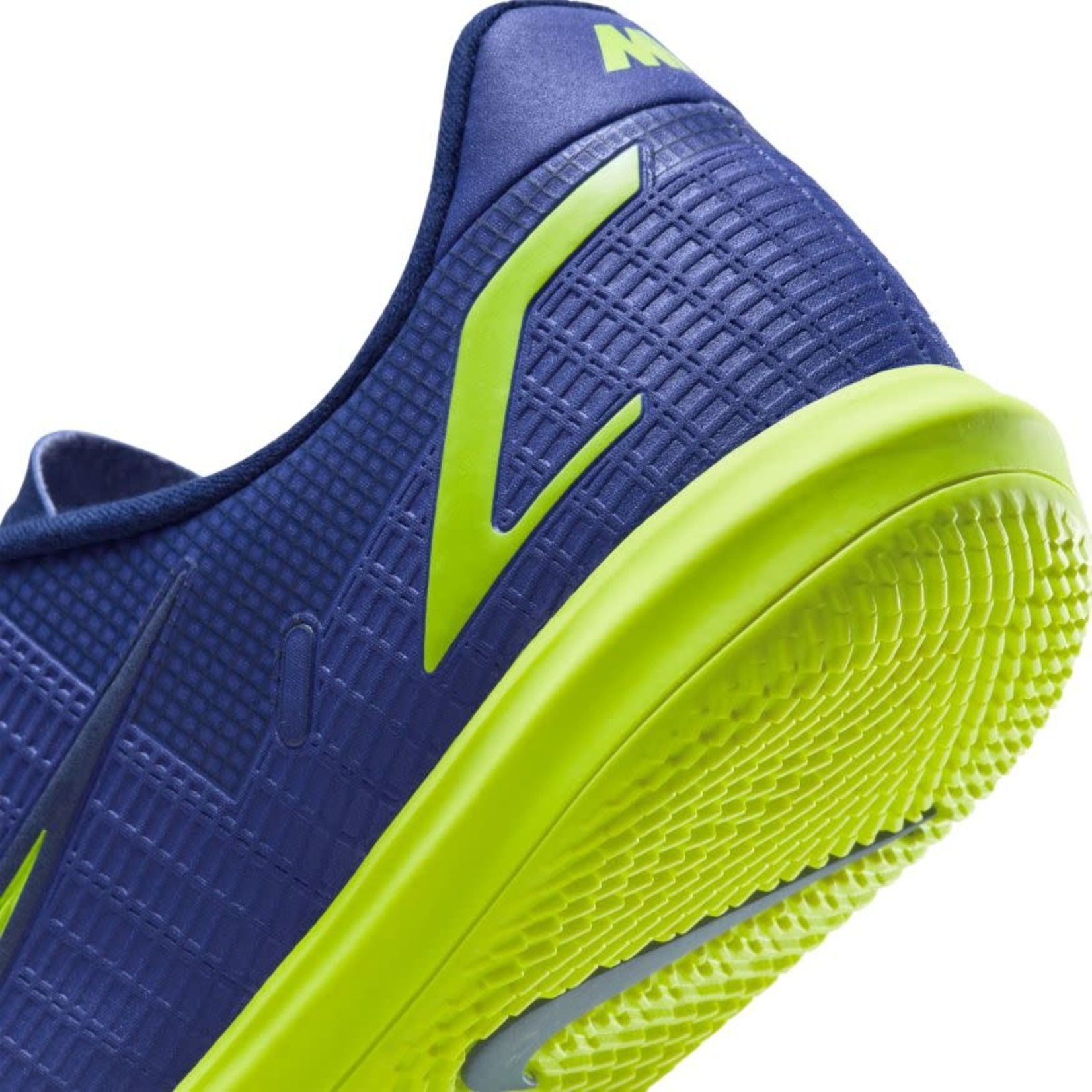 | Nike Mens Vapor 14 Academy Indoor/Court Soccer Shoe Blue/Volt  Size 11 | Soccer