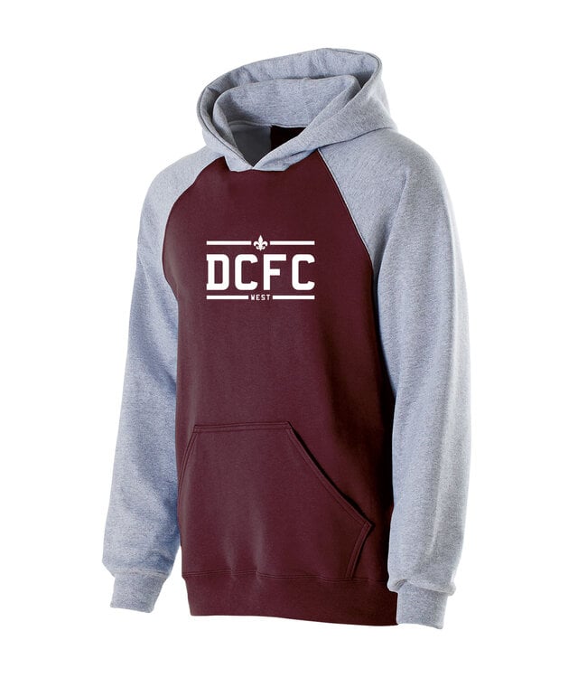 DCFC Banner Hoodie Youth (Maroon/Gray)