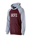 DCFC BANNER HOODIE YOUTH (MAROON/GRAY)