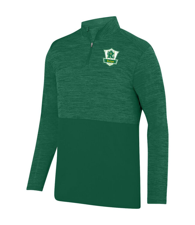Plymouth Reign Shadow Tonal Heather 1/4 Zip Pullover (Green)