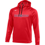 Nike Nationals Therma Hoodie Pullover Zipper Pocket (Gray)