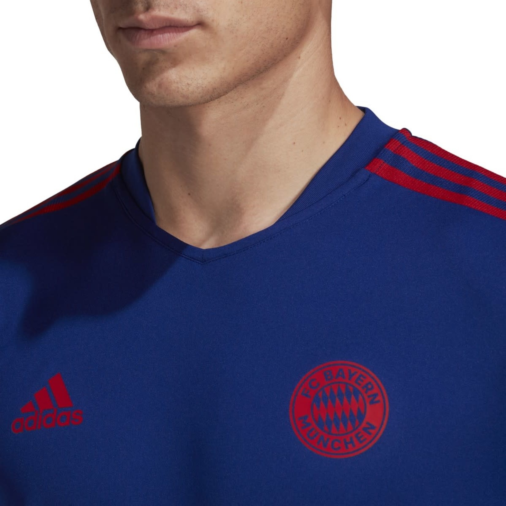 Adidas Bayern Munich 21/22 Training Jersey (Blue/Red)