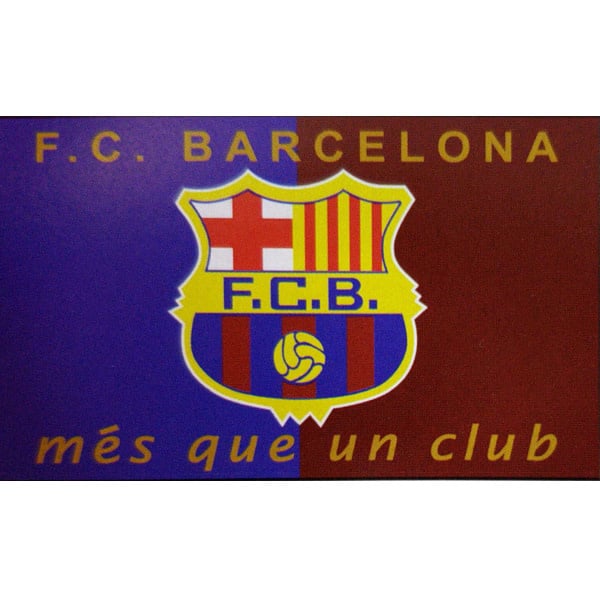 TEAM FLAG FC BARCELONA - SoccerWorld