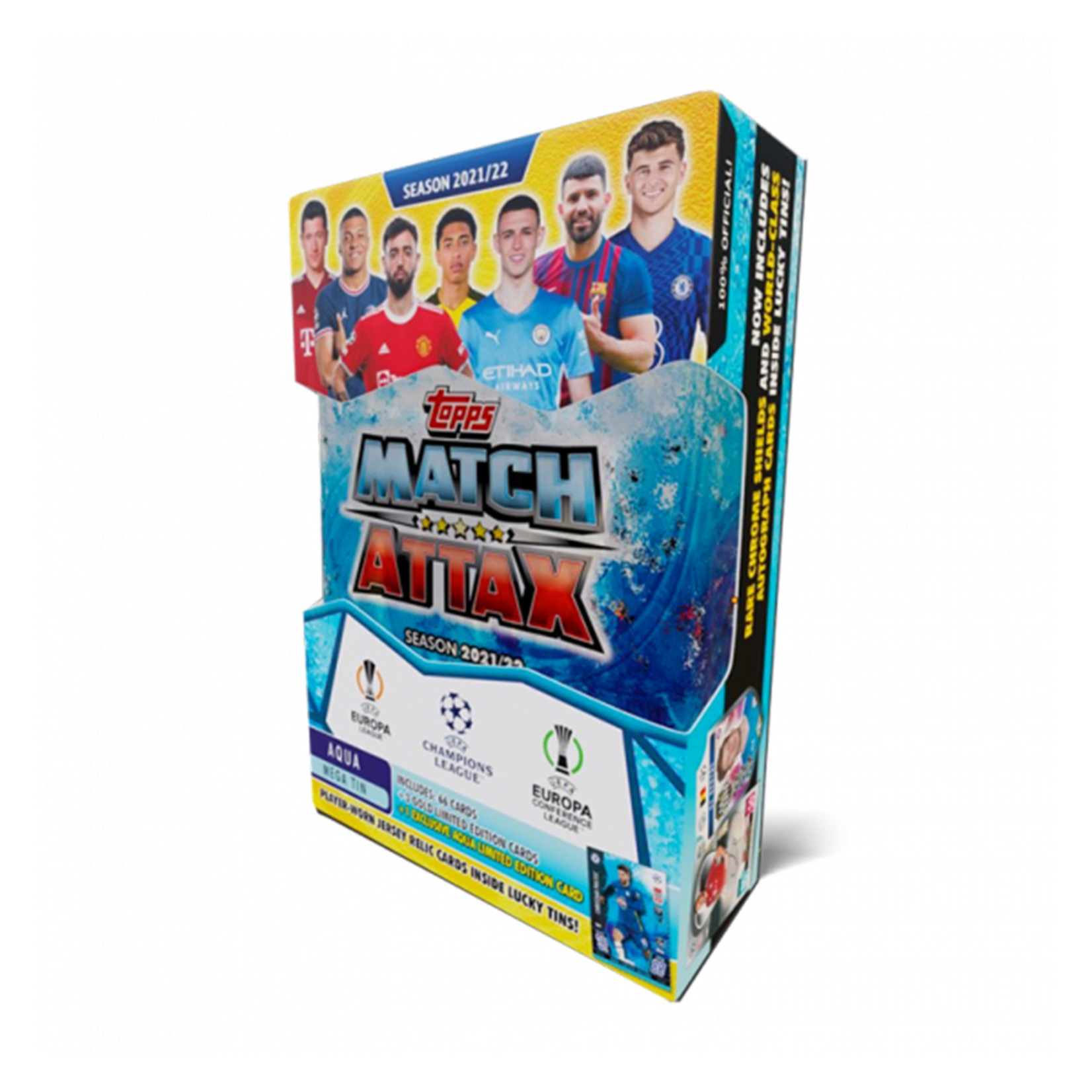 TOPPS CHAMPIONS LEAGUE 21/22 TRADING CARDS (LARGE TIN)