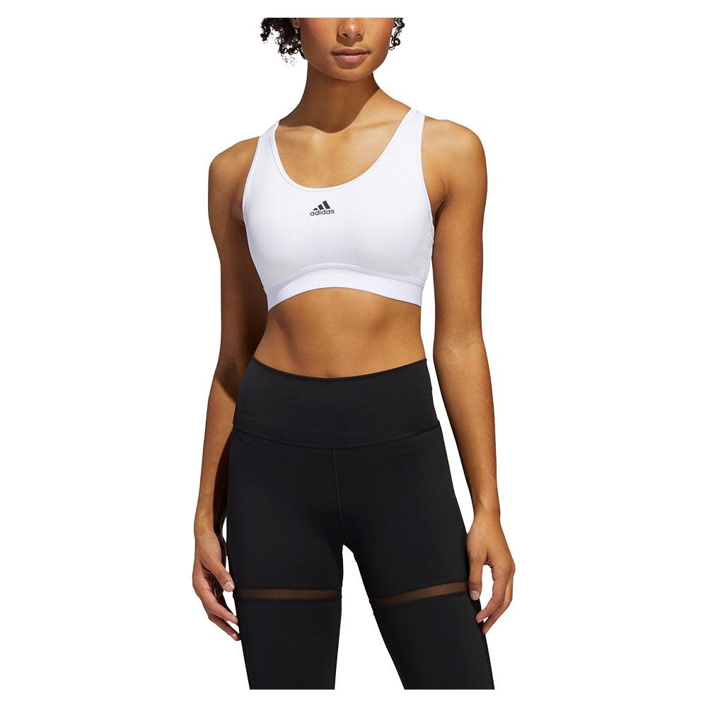 NWD $35 Adidas [ XS ] Don't Rest Mesh Racerback Sports Bra in White #T945