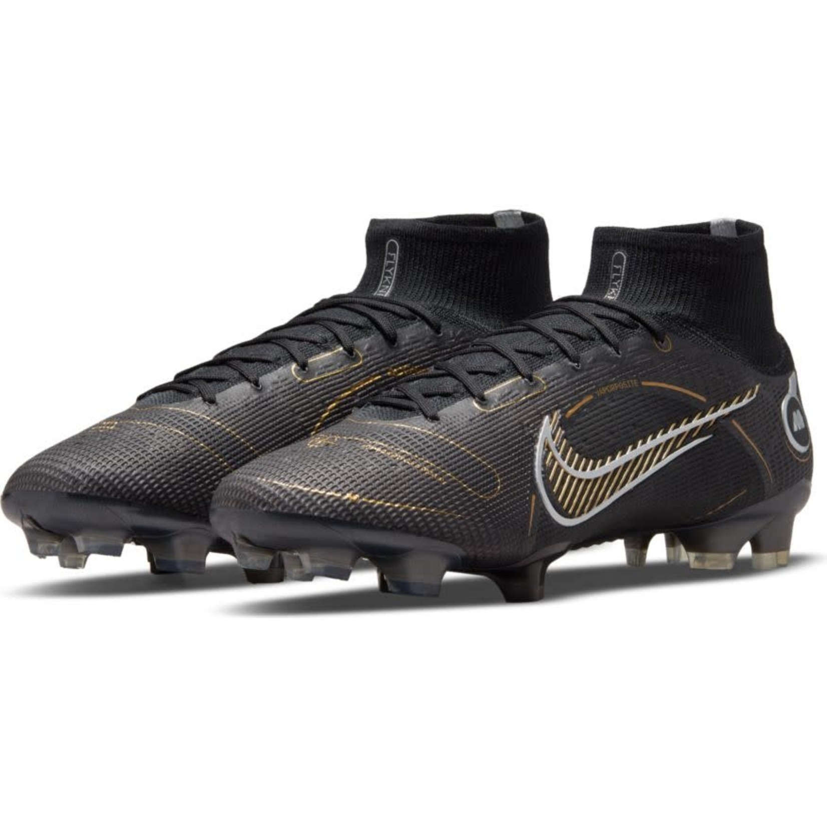 black and gold nike mercurials