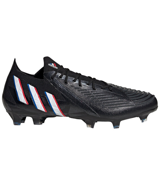 Adidas Predator Edge.1 Low FG (Black/White/Red/Blue)