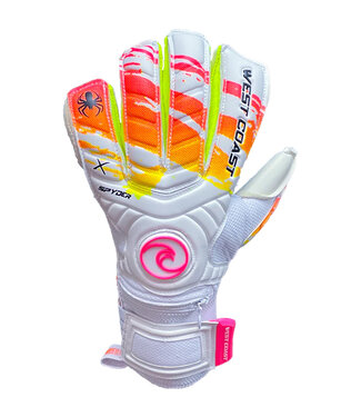 West Coast SPYDER X SUNSET GK GLOVES (WHITE/ORANGE)