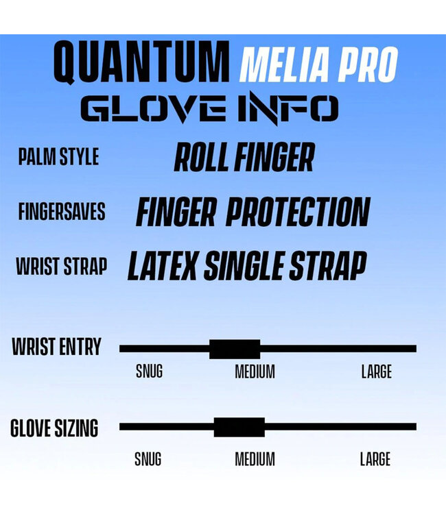 West Coast Quantum Melia Pro Edition Goalkeeper Gloves (White/Black)