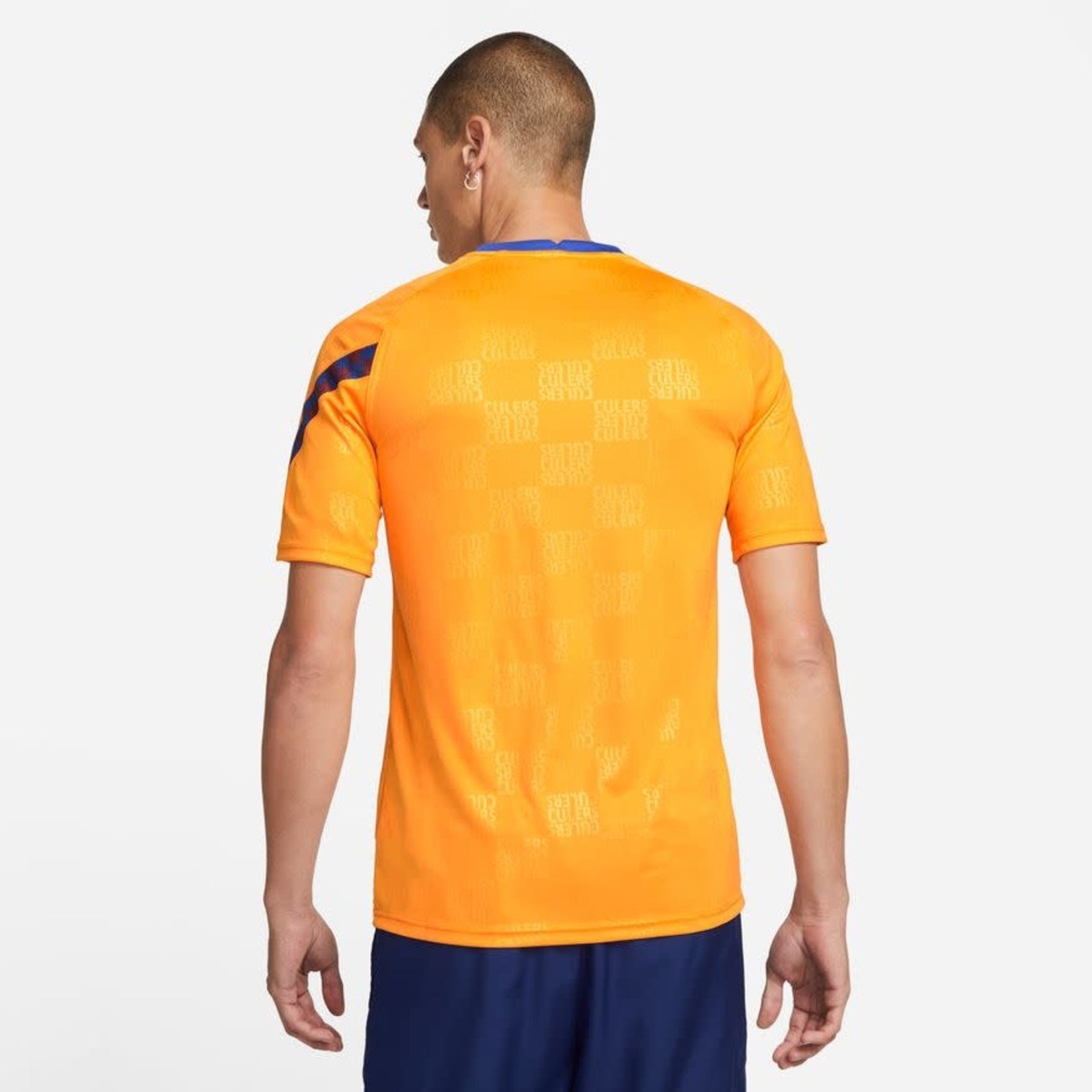 Nike 2021-2022 Barcelona Pre-Match Jersey (Orange)