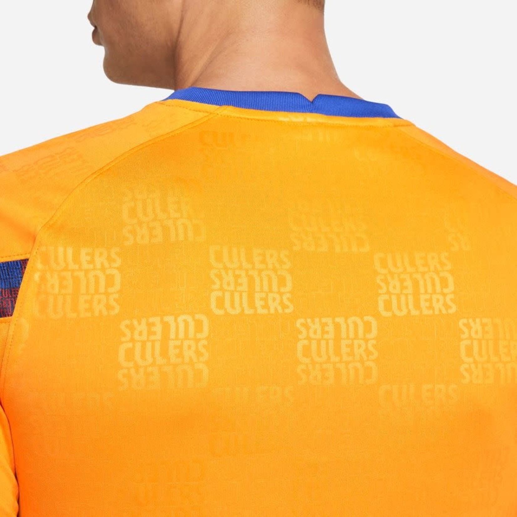 Nike 2021-2022 Barcelona Pre-Match Jersey (Orange)