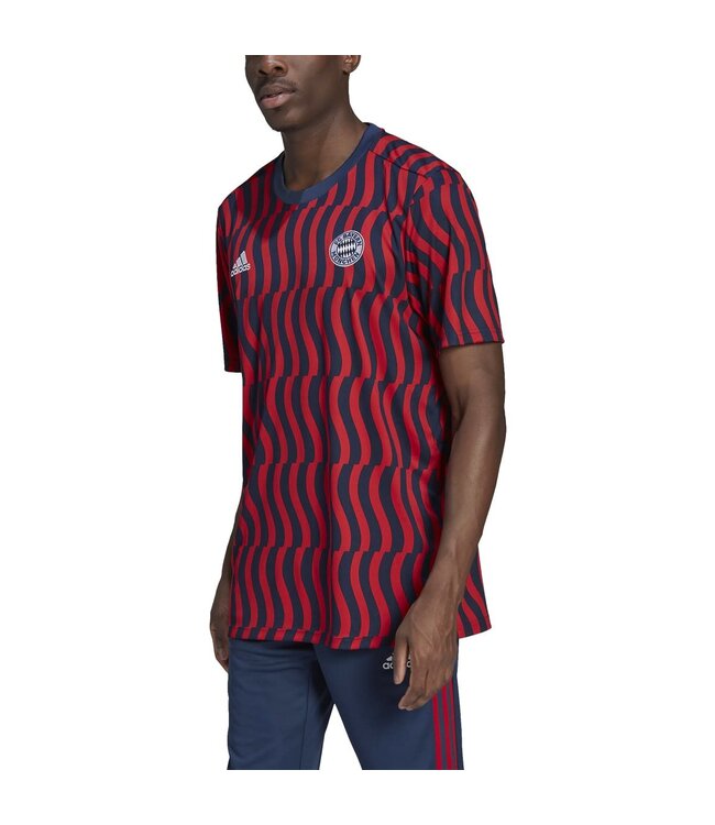 ADIDAS Bayern Munich 21/22 Prematch Jersey (Navy/Red)