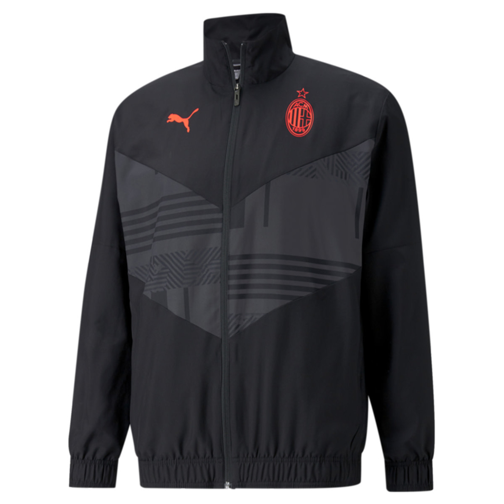 Football Club AC Milan Off White Jacket - Shop Celebs Wear