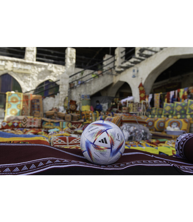Adidas World Cup 2022 Al Rihla Pro Official Match Ball (White/Multi)