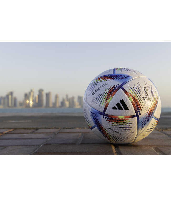 Adidas World Cup 2022 Al Rihla Pro Official Match Ball (White/Multi)