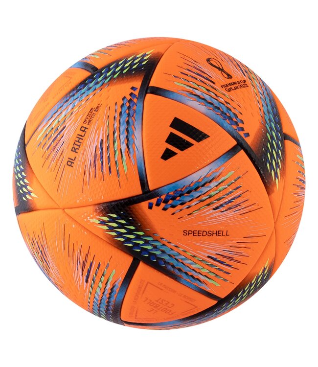 adidas - Ballon Al Rihla Coupe du Monde 2022 orange noir  Coupe du monde,  Ballon de football, Coupe du monde 2022