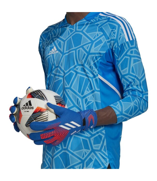 Adidas Predator League Goalkeeper Gloves (Blue/Orange)