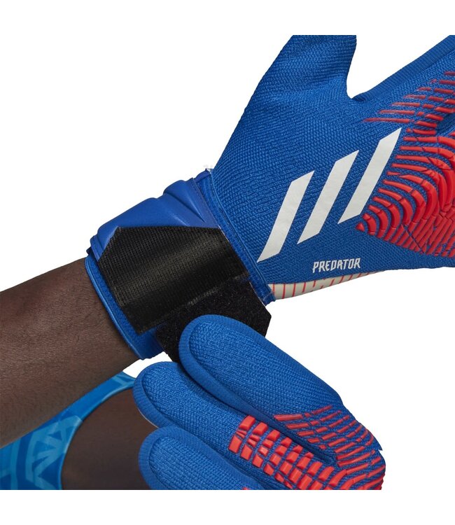 Adidas Predator League Goalkeeper Gloves (Blue/Orange)