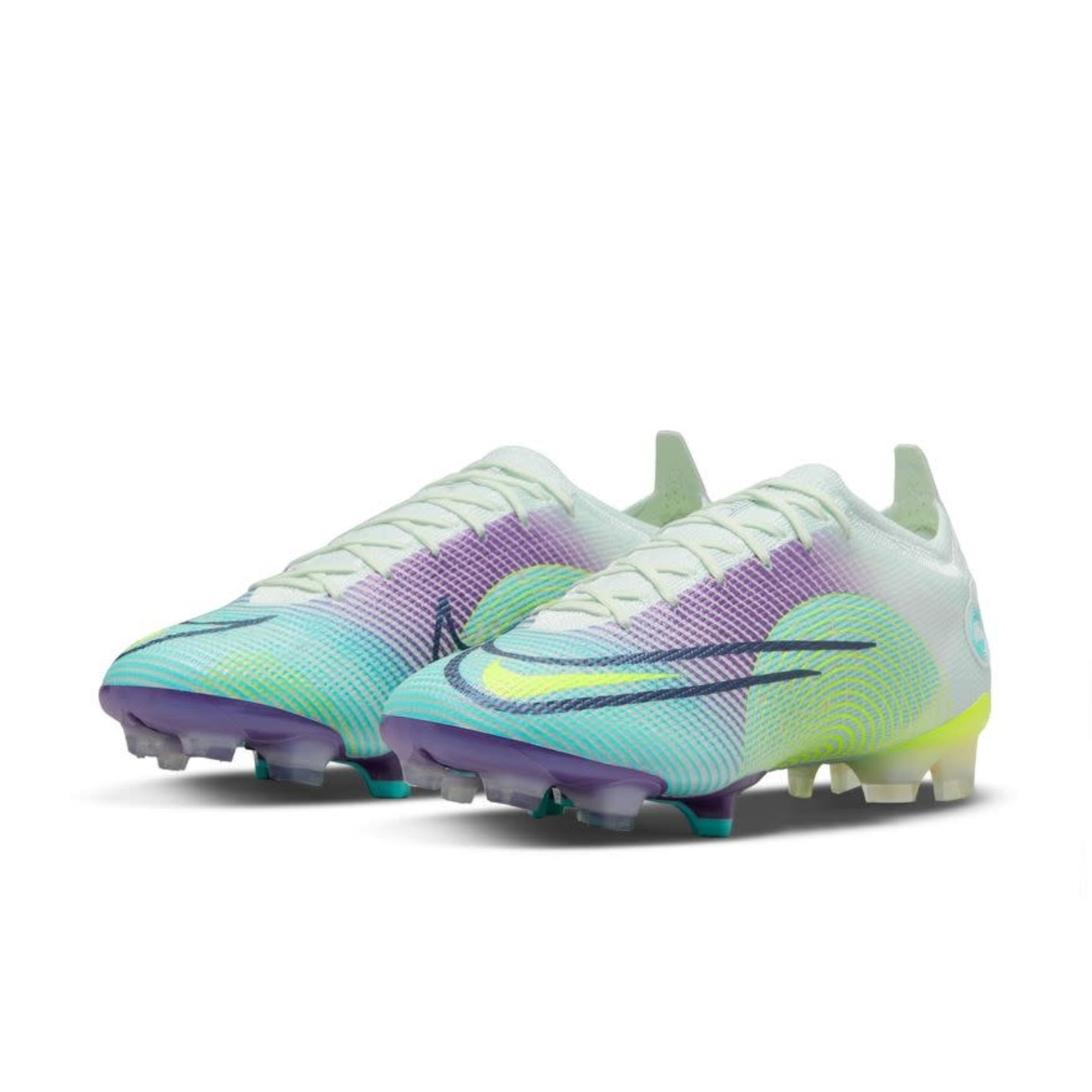 NIKE MERCURIAL VAPOR 14 ELITE MDS FG (MINT/VOLT/PURPLE)